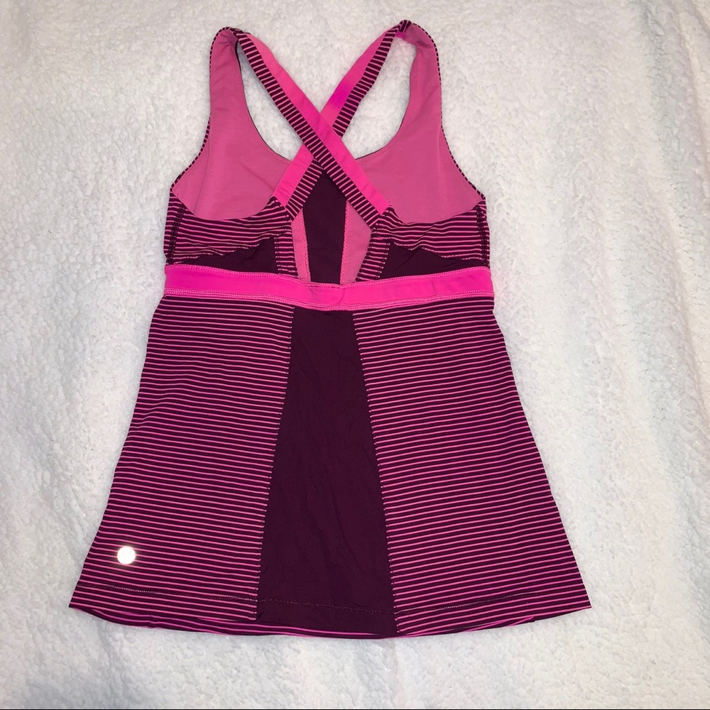 lululemon Striped Workout Tank